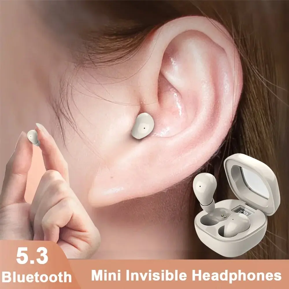 Wireless Earbuds Tws - SK19-auriculares Bluetooth 5,3, miniauriculares invisibles TWS,
