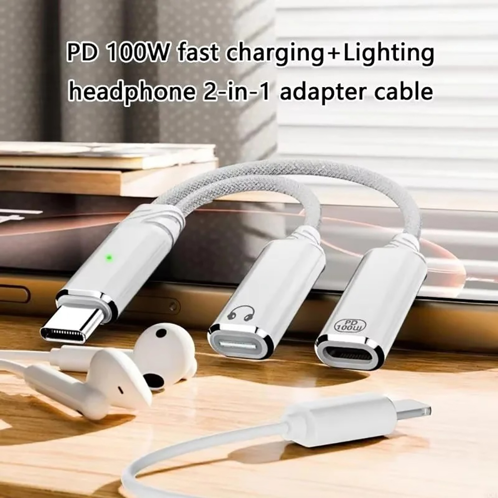 Divisor USB C 2 en 1, adaptado - Earphone Splitter Jack reseña y precio