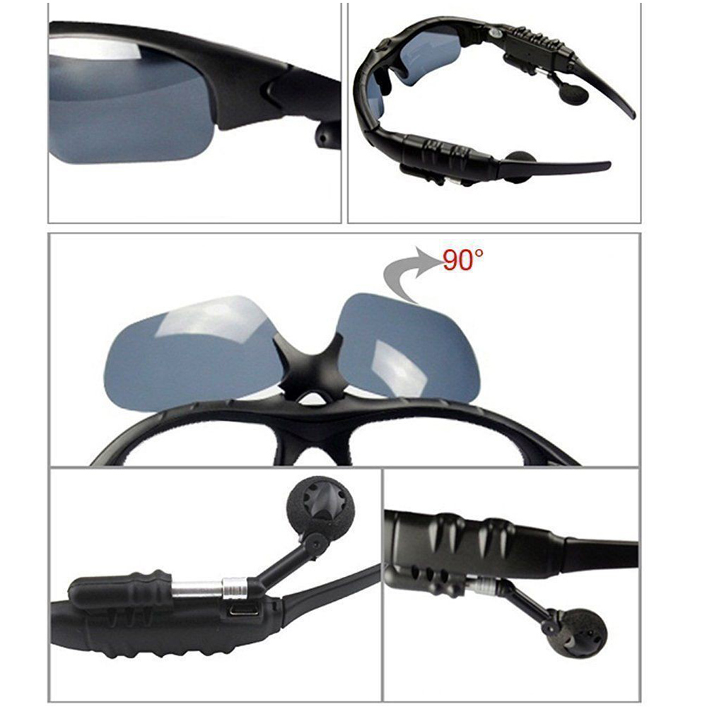 Gafas de senderismo con Blueto - Bluetooth Headset On Ear reseña y precio