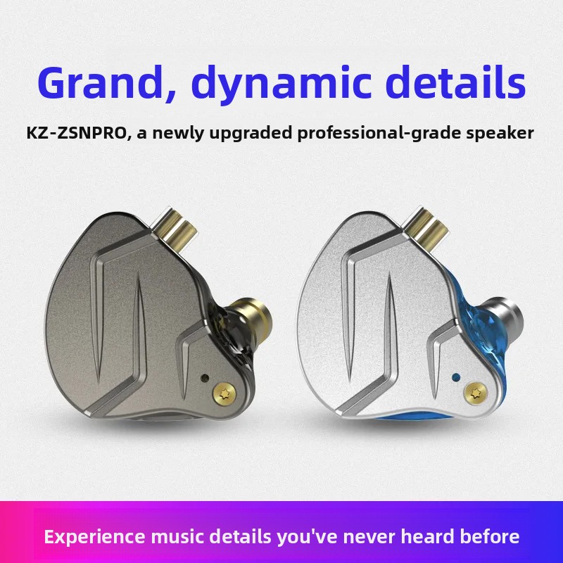 Auriculares KZ ZSN PRO In-Ear  - Audiophile Headphone Wired reseña y precio